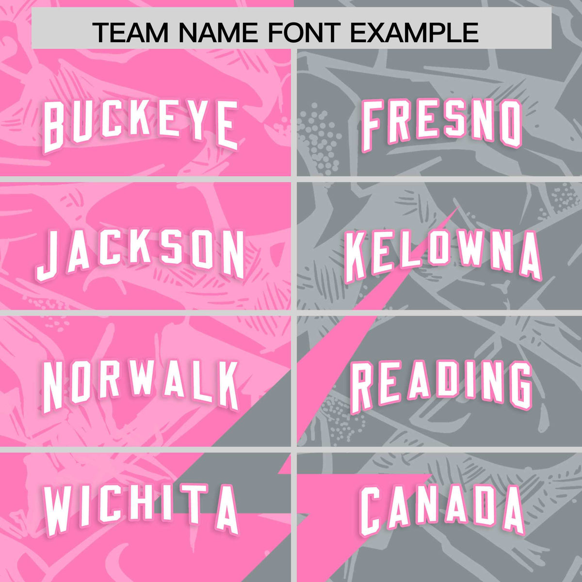 Custom Gray Pink Split Personalized Lightning Pattern American Football Jersey