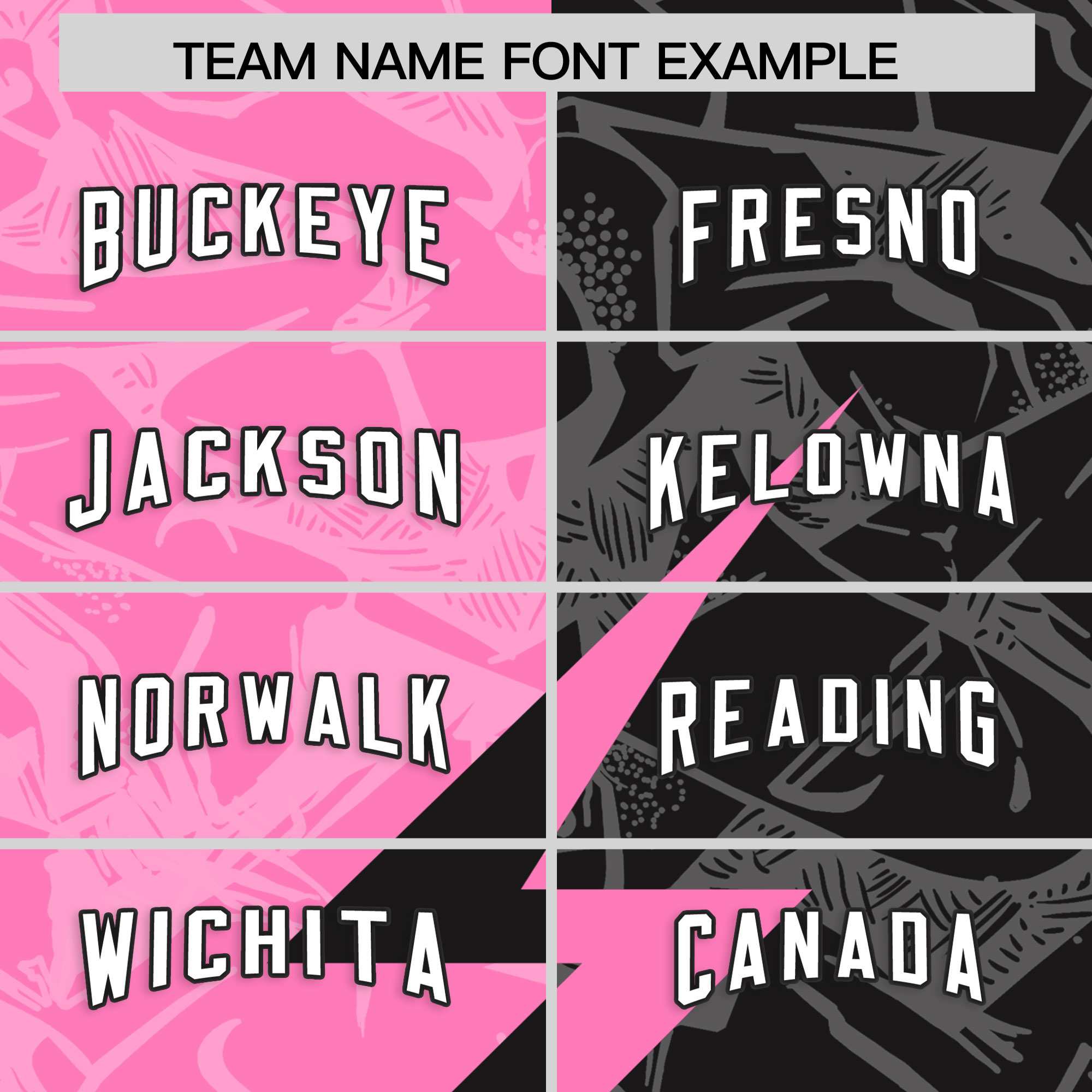 Custom Black Pink Split Personalized Lightning Pattern American Football Jersey