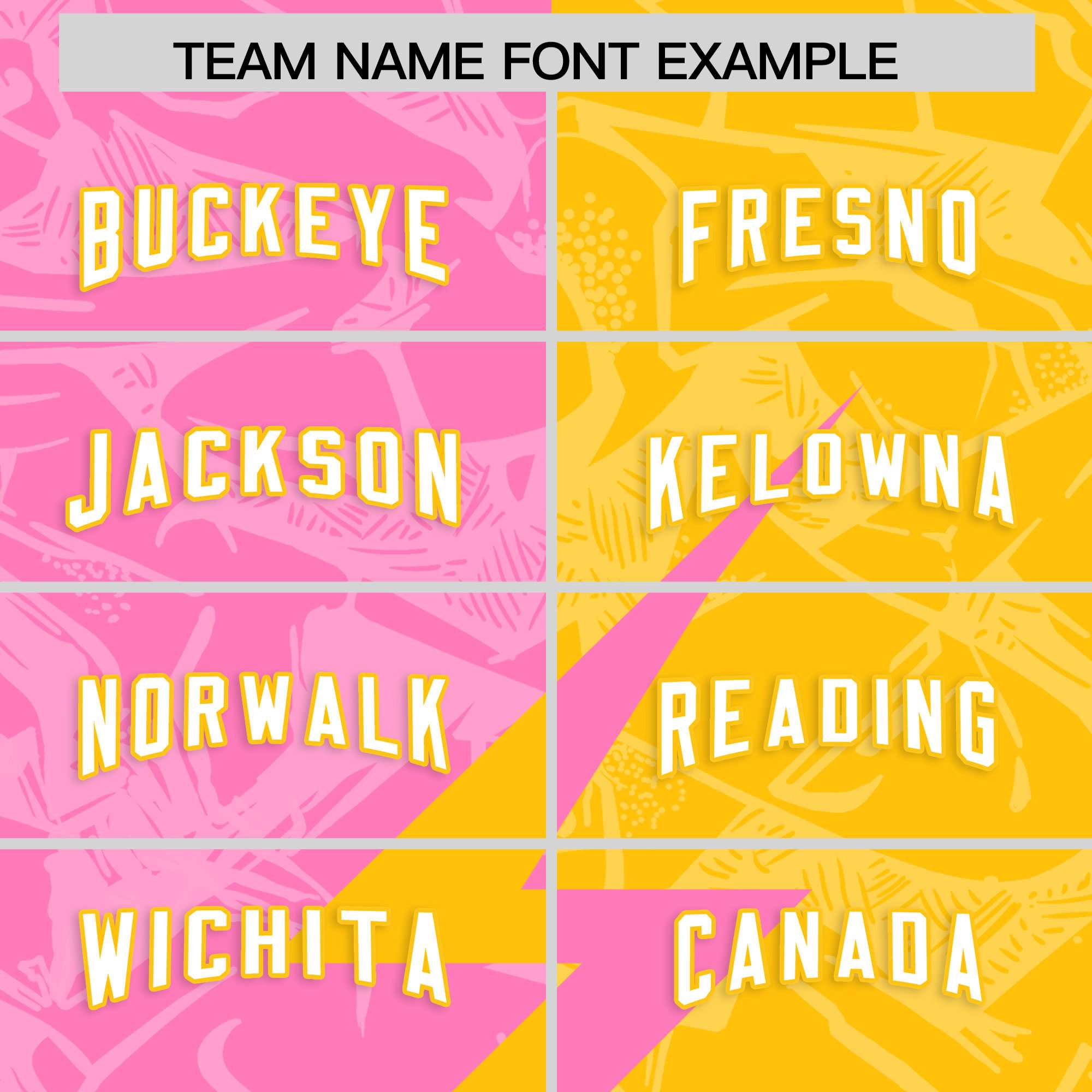 Custom Yellow Pink Split Personalized Lightning Pattern American Football Jersey