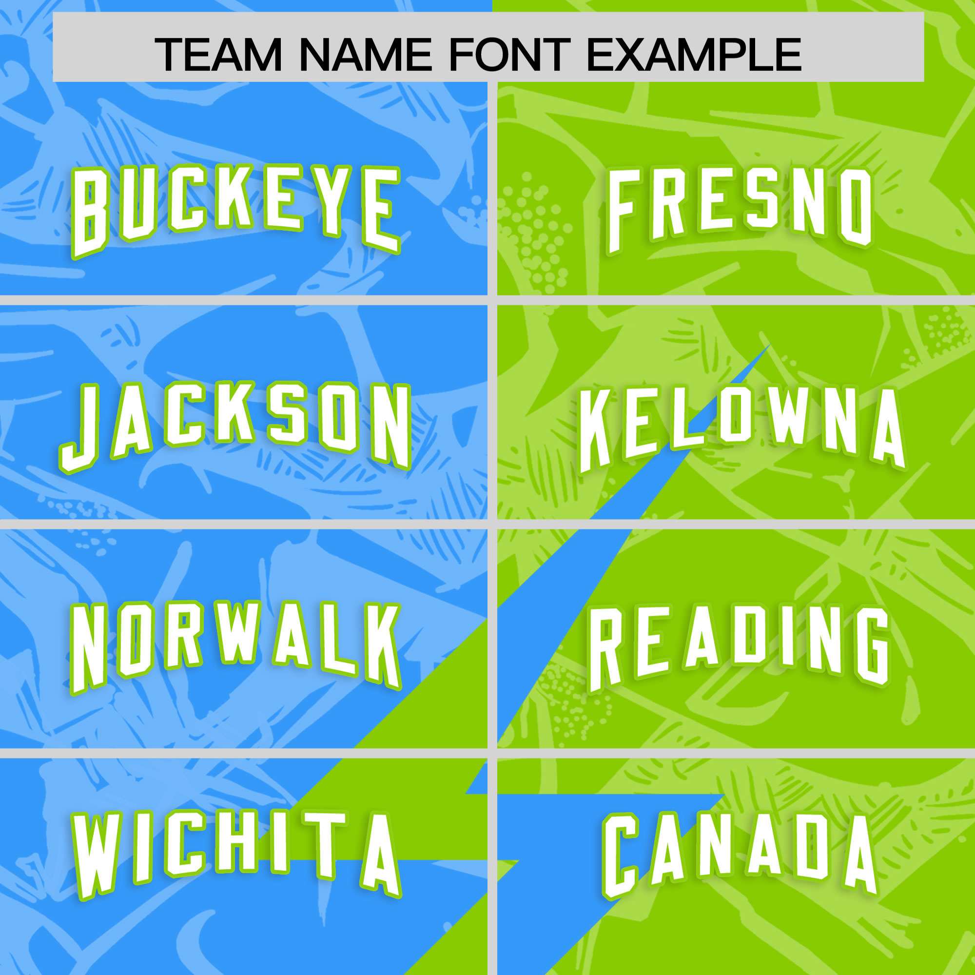 Custom Neon Green Light Blue Split Personalized Lightning Pattern American Football Jersey