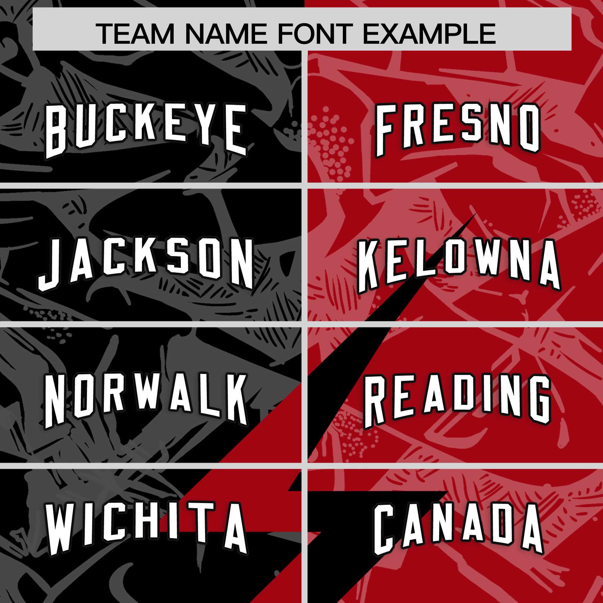 Custom Black Red Split Personalized Lightning Pattern American Football Jersey