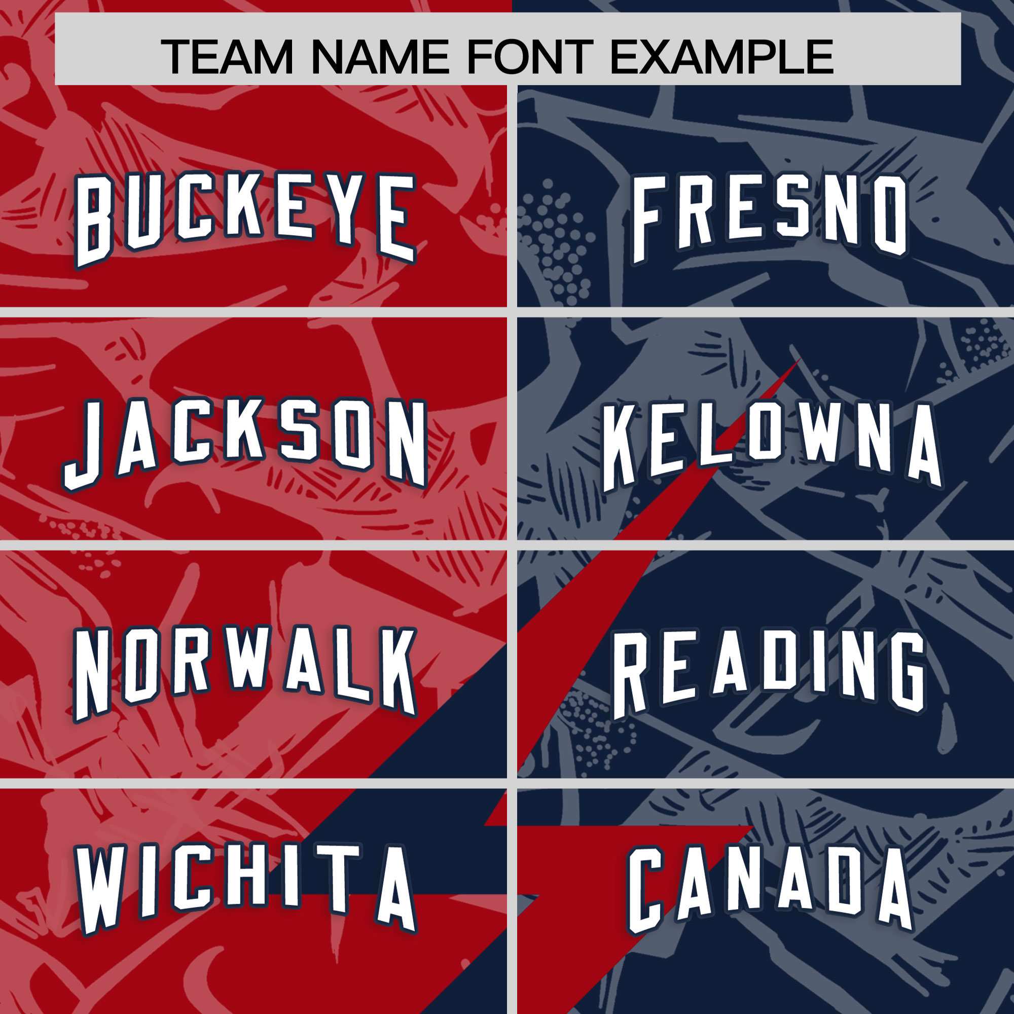 Custom Navy Red Split Personalized Lightning Pattern American Football Jersey