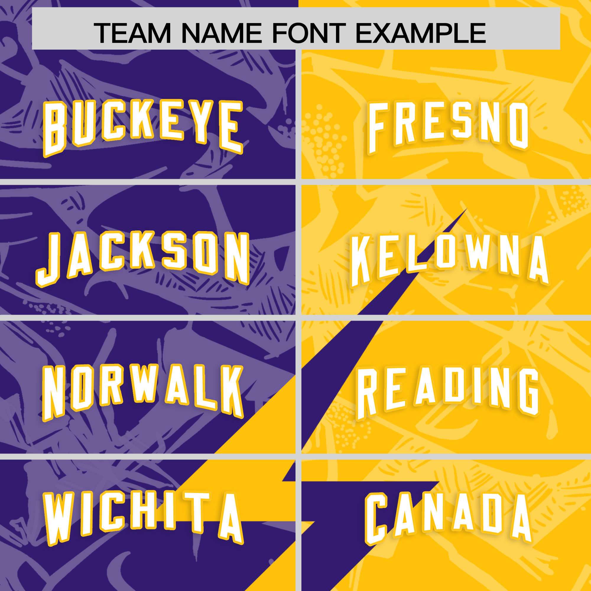 Custom Yellow Purple Split Personalized Lightning Pattern American Football Jersey