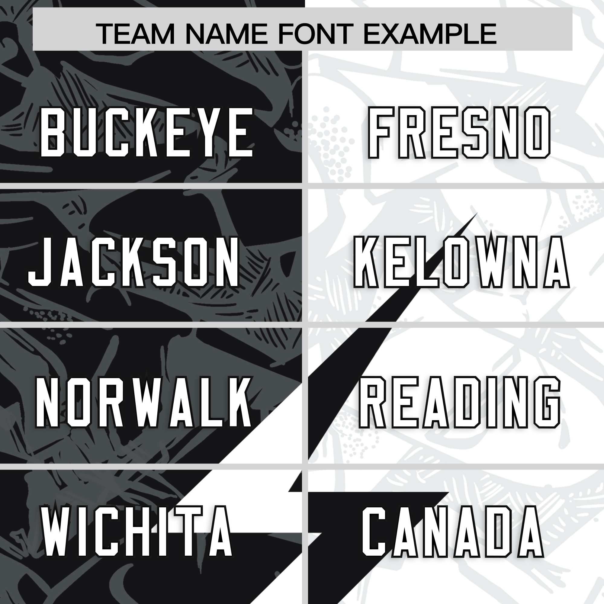 Custom White Black Split Personalized Lightning Pattern American Football Jersey