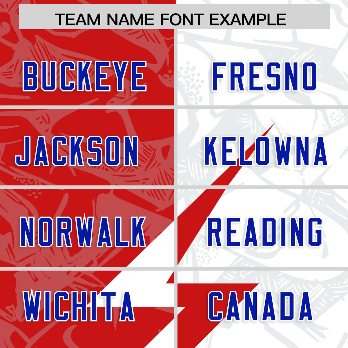 Custom White Red Split Personalized Lightning Pattern American Football Jersey