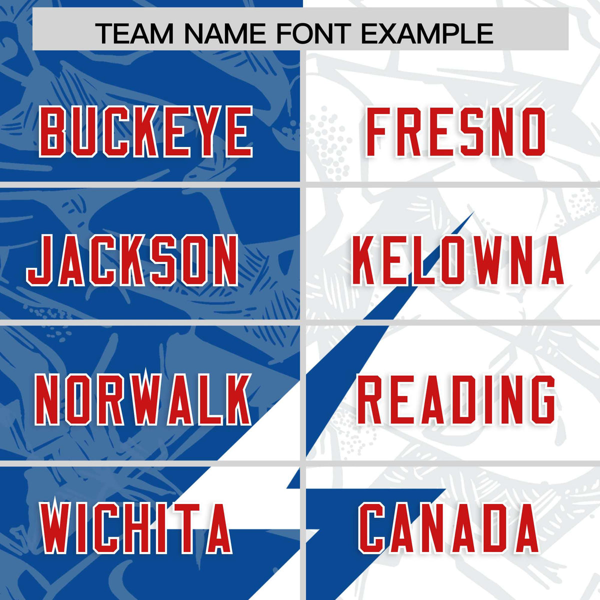 Custom White Royal Split Personalized Lightning Pattern American Football Jersey