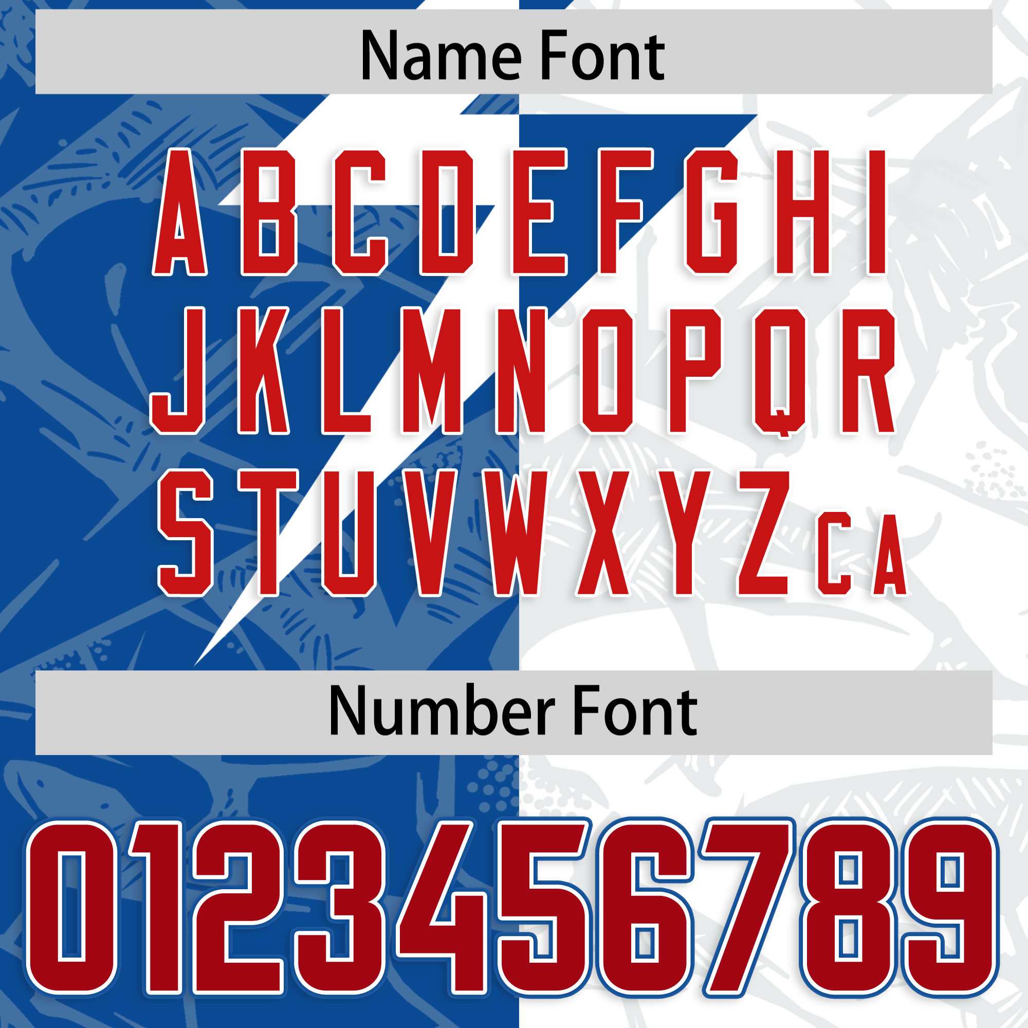 Custom White Royal Split Personalized Lightning Pattern American Football Jersey