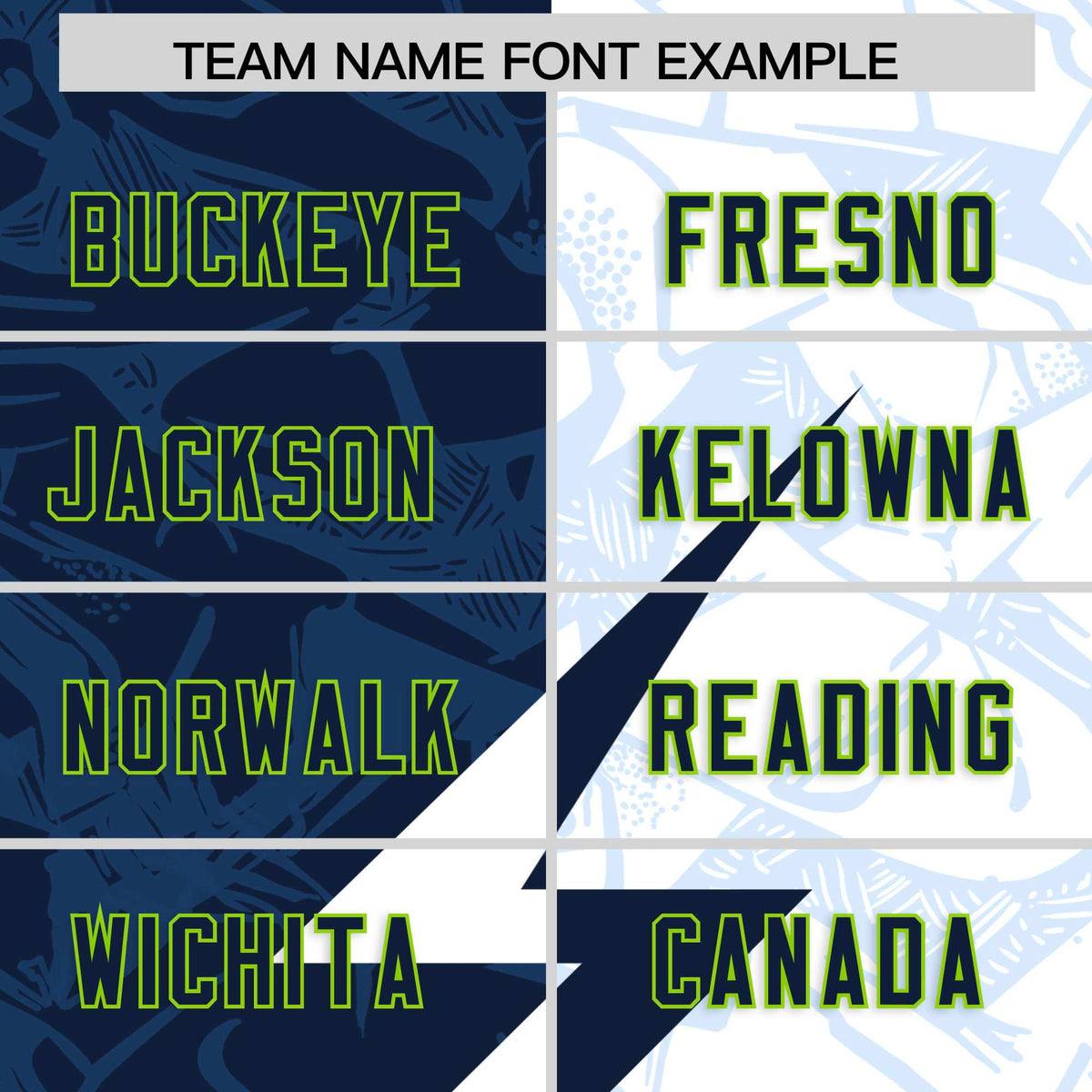 Custom White Navy Split Personalized Lightning Pattern American Football Jersey