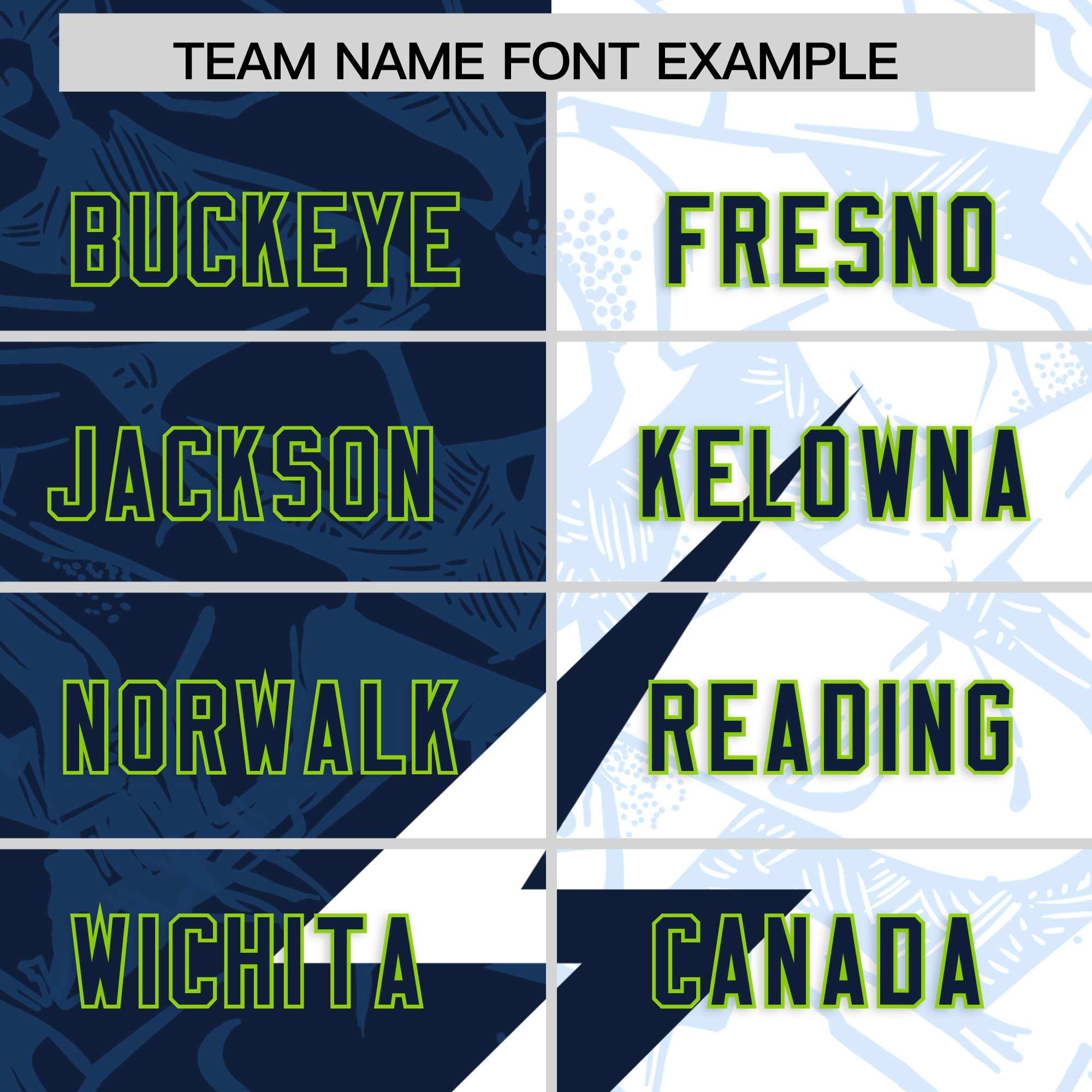 Custom White Navy Split Personalized Lightning Pattern American Football Jersey