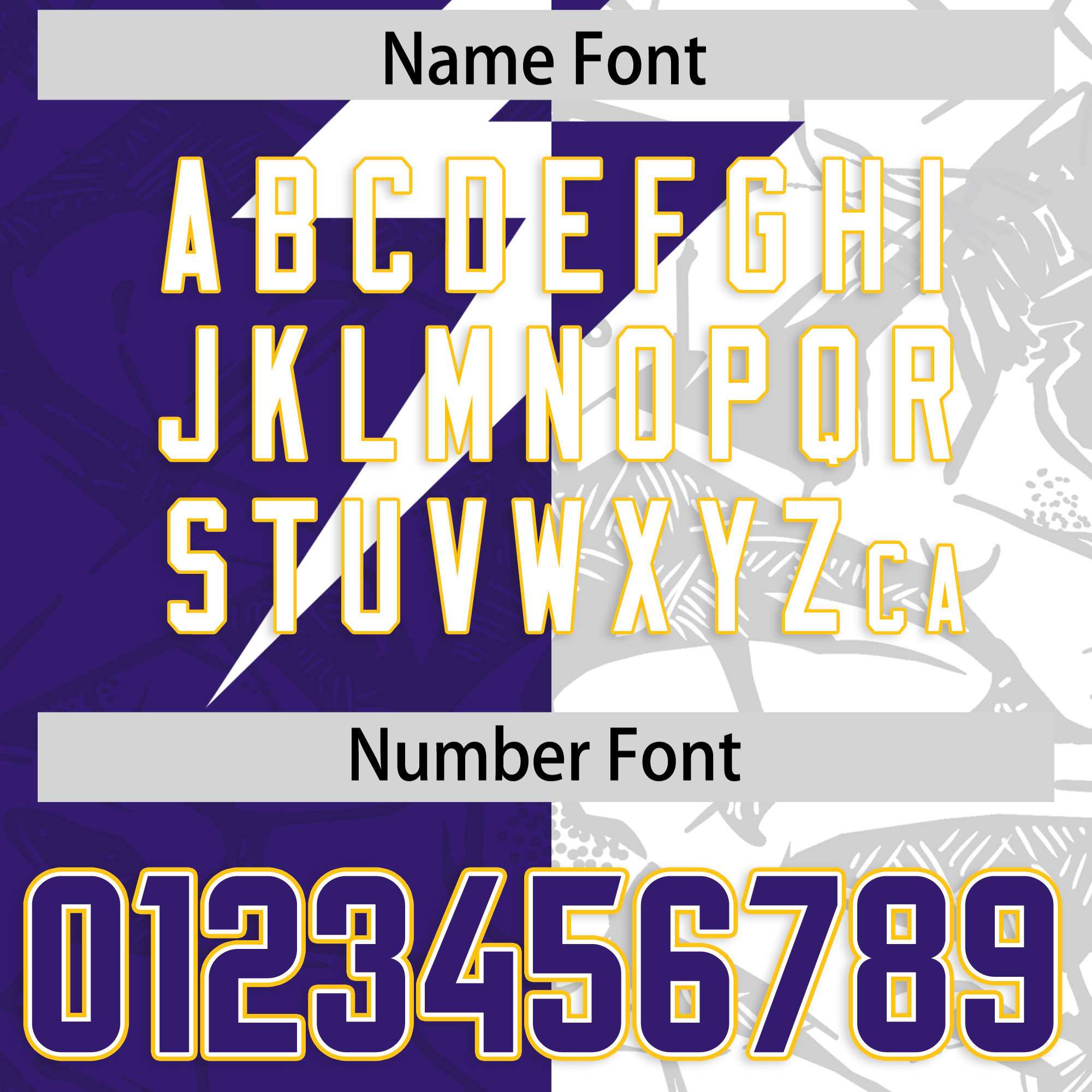 Custom Purple White Split Personalized Lightning Pattern American Football Jersey