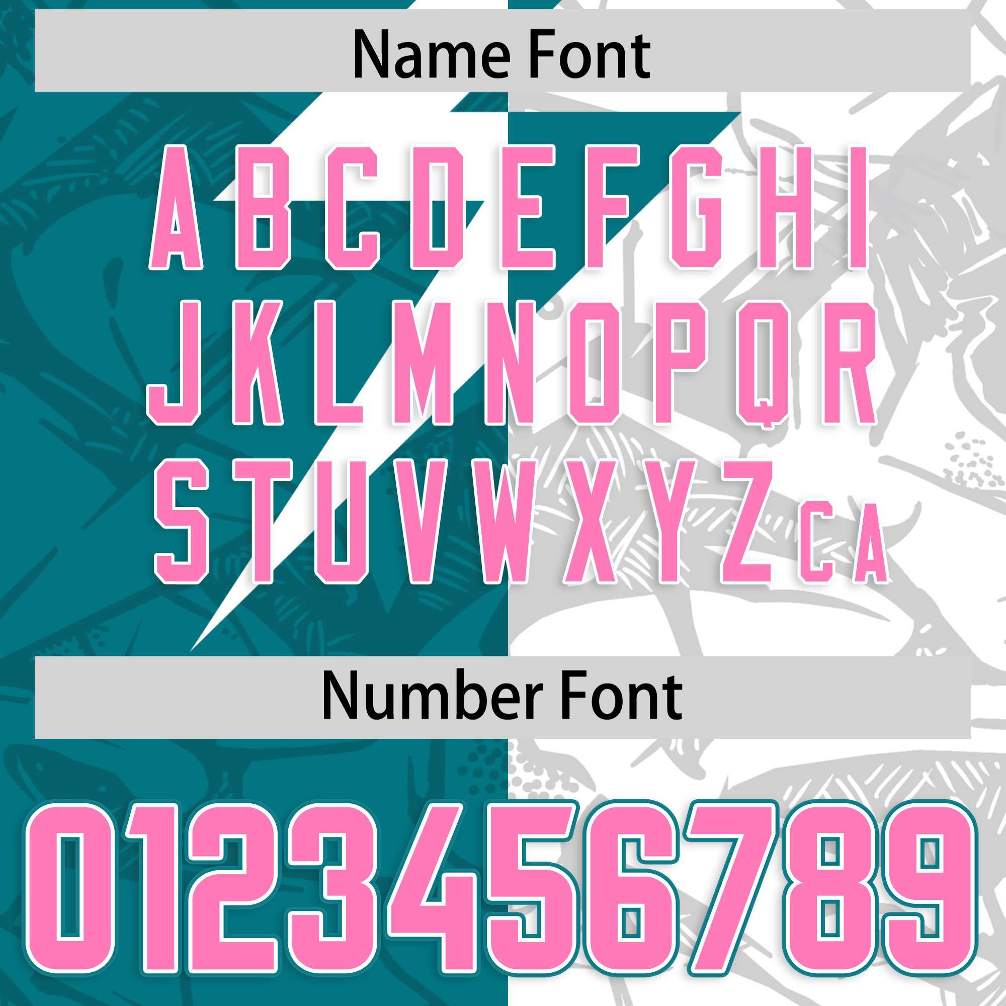 Custom Aqua White Split Personalized Lightning Pattern American Football Jersey