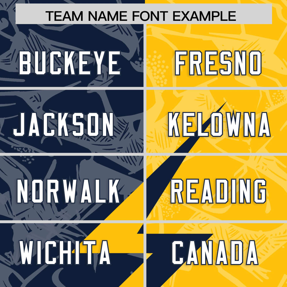 Custom Gold Navy Split Personalized Lightning Pattern American Football Jersey