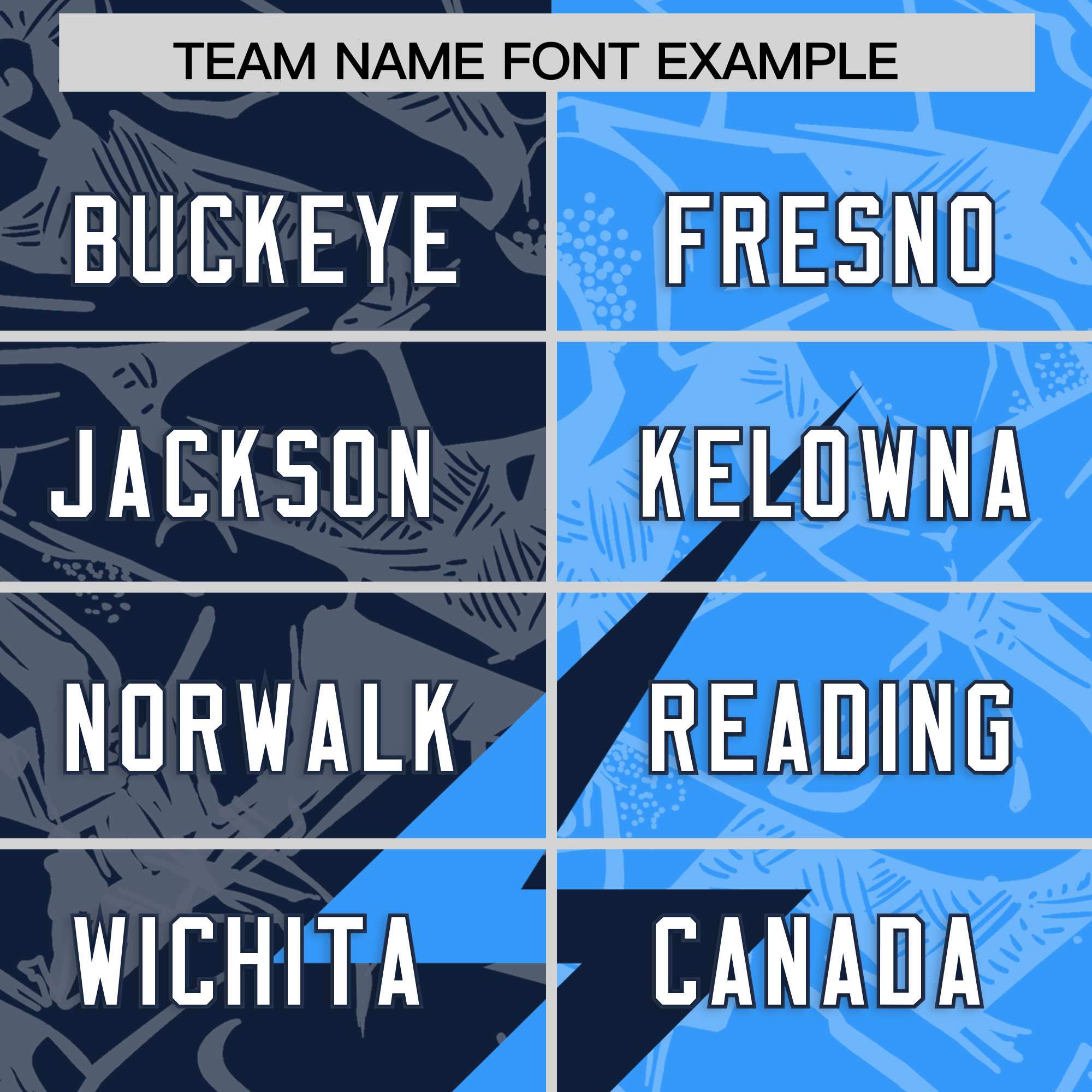 Custom Light Blue Navy Split Personalized Lightning Pattern American Football Jersey