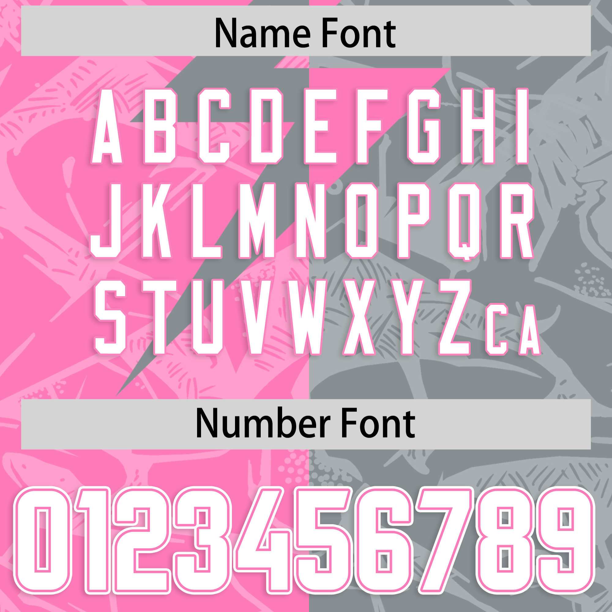 Custom Gray Pink Split Personalized Lightning Pattern American Football Jersey