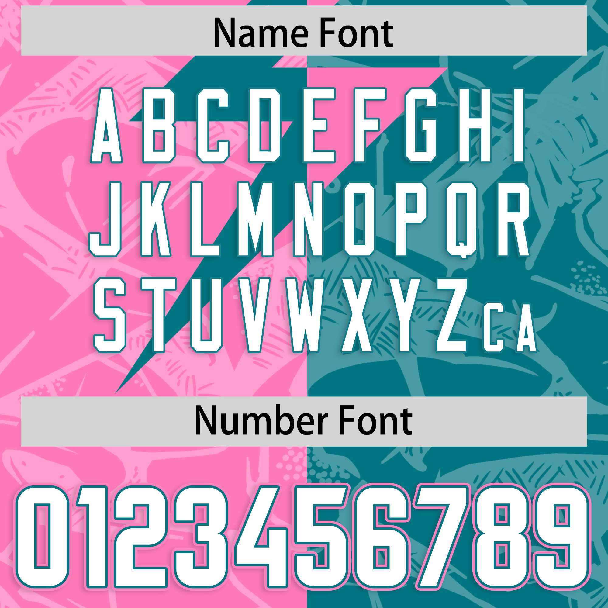 Custom Aqua Pink Split Personalized Lightning Pattern American Football Jersey