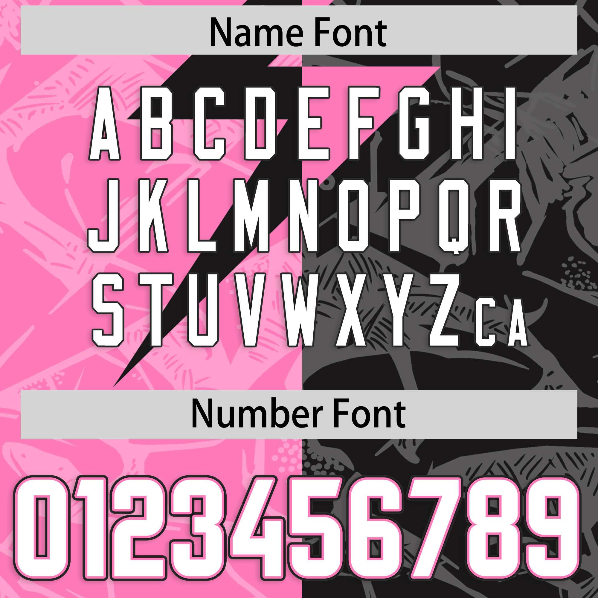 Custom Black Pink Split Personalized Lightning Pattern American Football Jersey