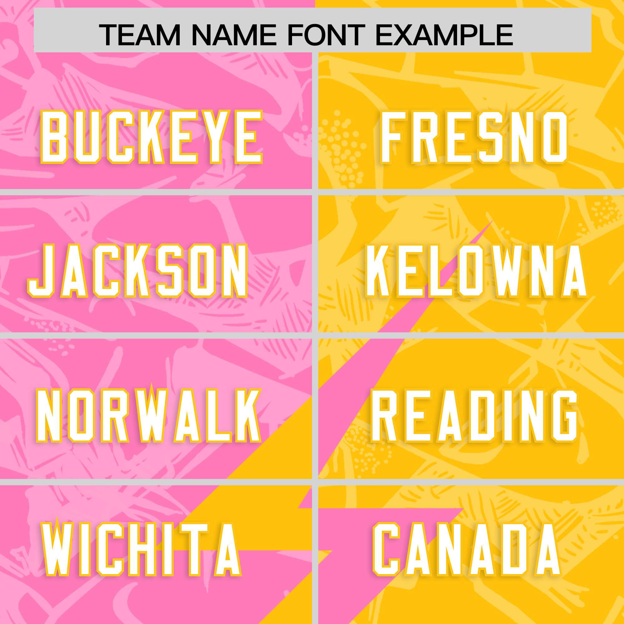 Custom Yellow Pink Split Personalized Lightning Pattern American Football Jersey