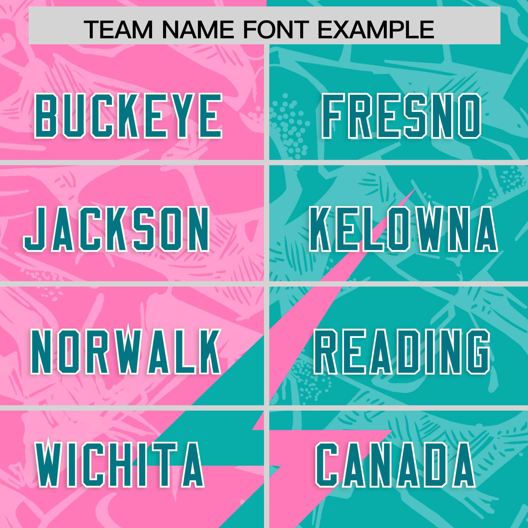 Custom Aqua Pink Split Personalized Lightning Pattern American Football Jersey