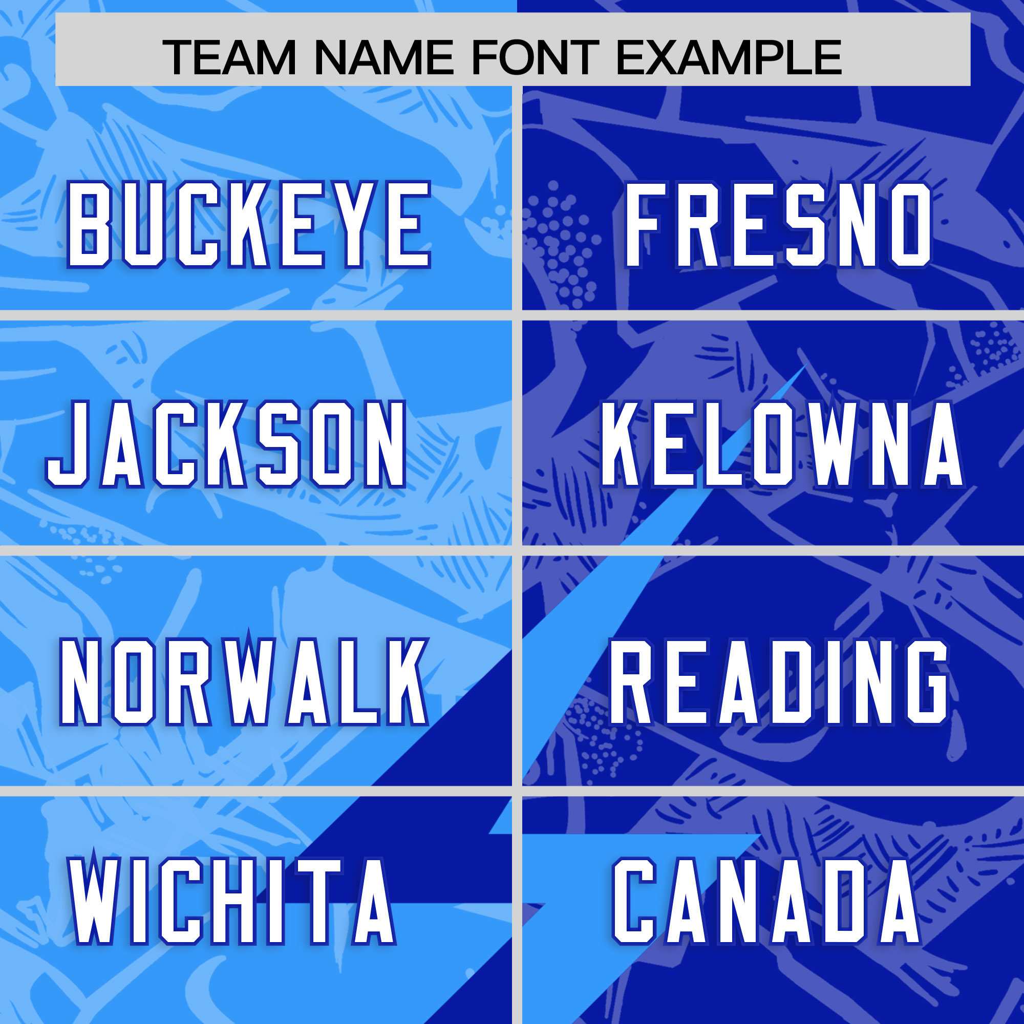 Custom Royal Light Blue Split Personalized Lightning Pattern American Football Jersey