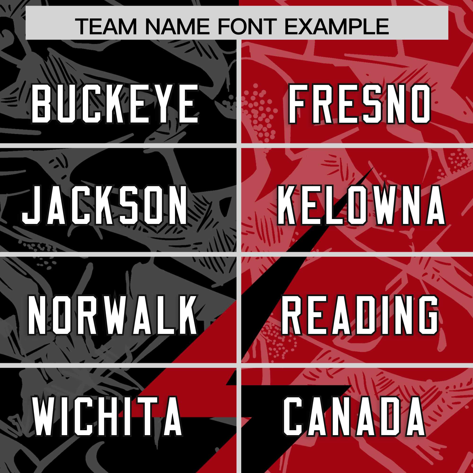 Custom Black Red Split Personalized Lightning Pattern American Football Jersey