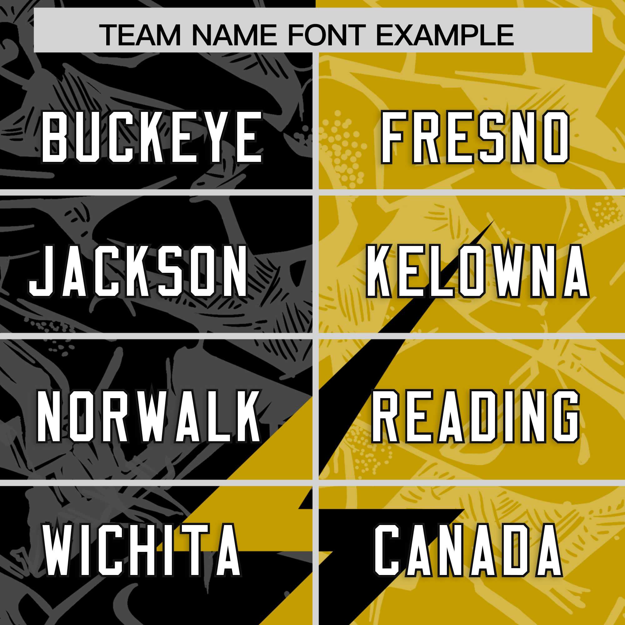 Custom Old Gold Black Split Personalized Lightning Pattern American Football Jersey