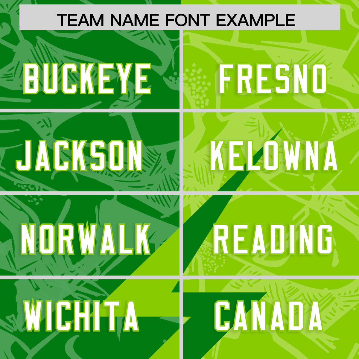 Custom Neon Green Kelly Green Split Personalized Lightning Pattern American Football Jersey