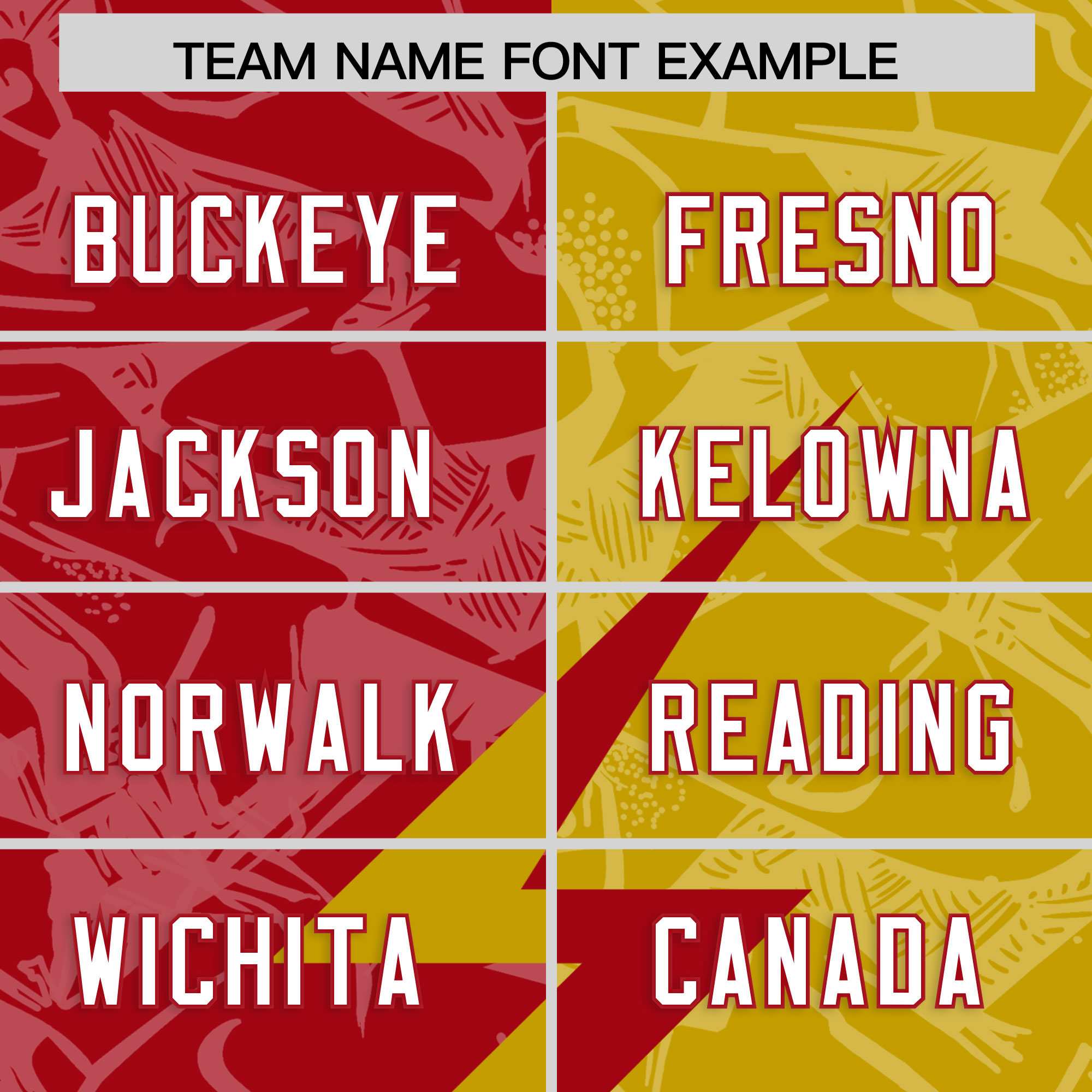 Custom Old Gold Red Split Personalized Lightning Pattern American Football Jersey