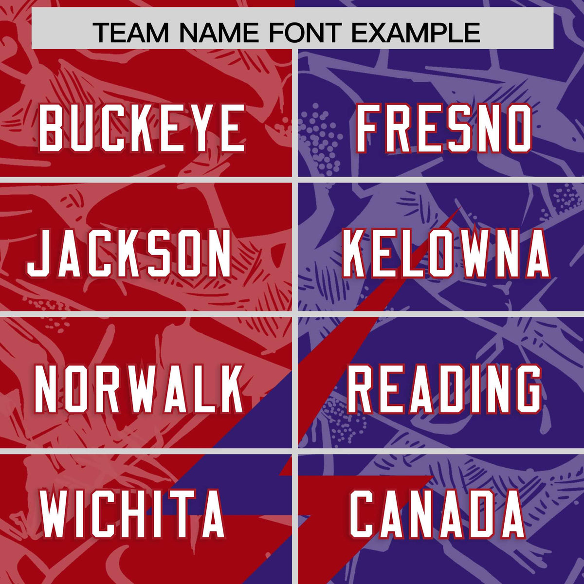 Custom Red Purple Split Personalized Lightning Pattern American Football Jersey