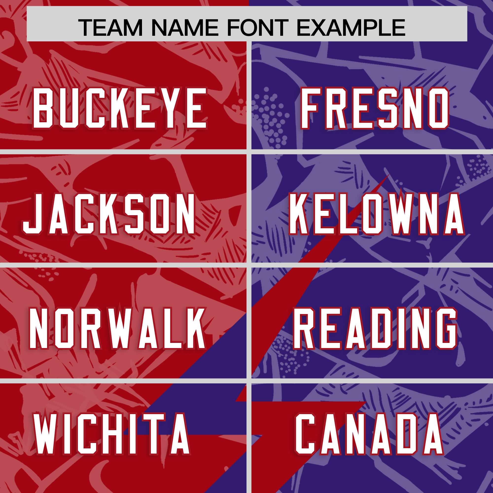 Custom Red Purple Split Personalized Lightning Pattern American Football Jersey