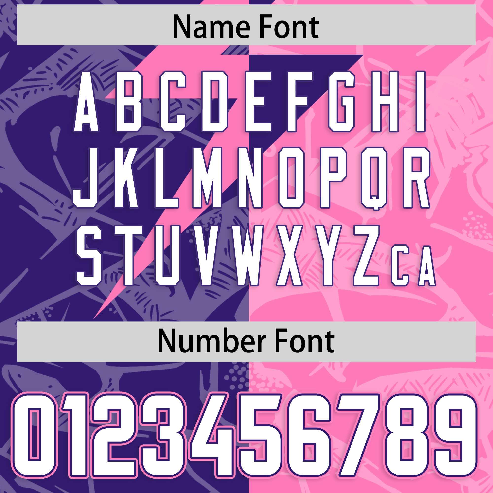 Custom Pink Purple Split Personalized Lightning Pattern American Football Jersey