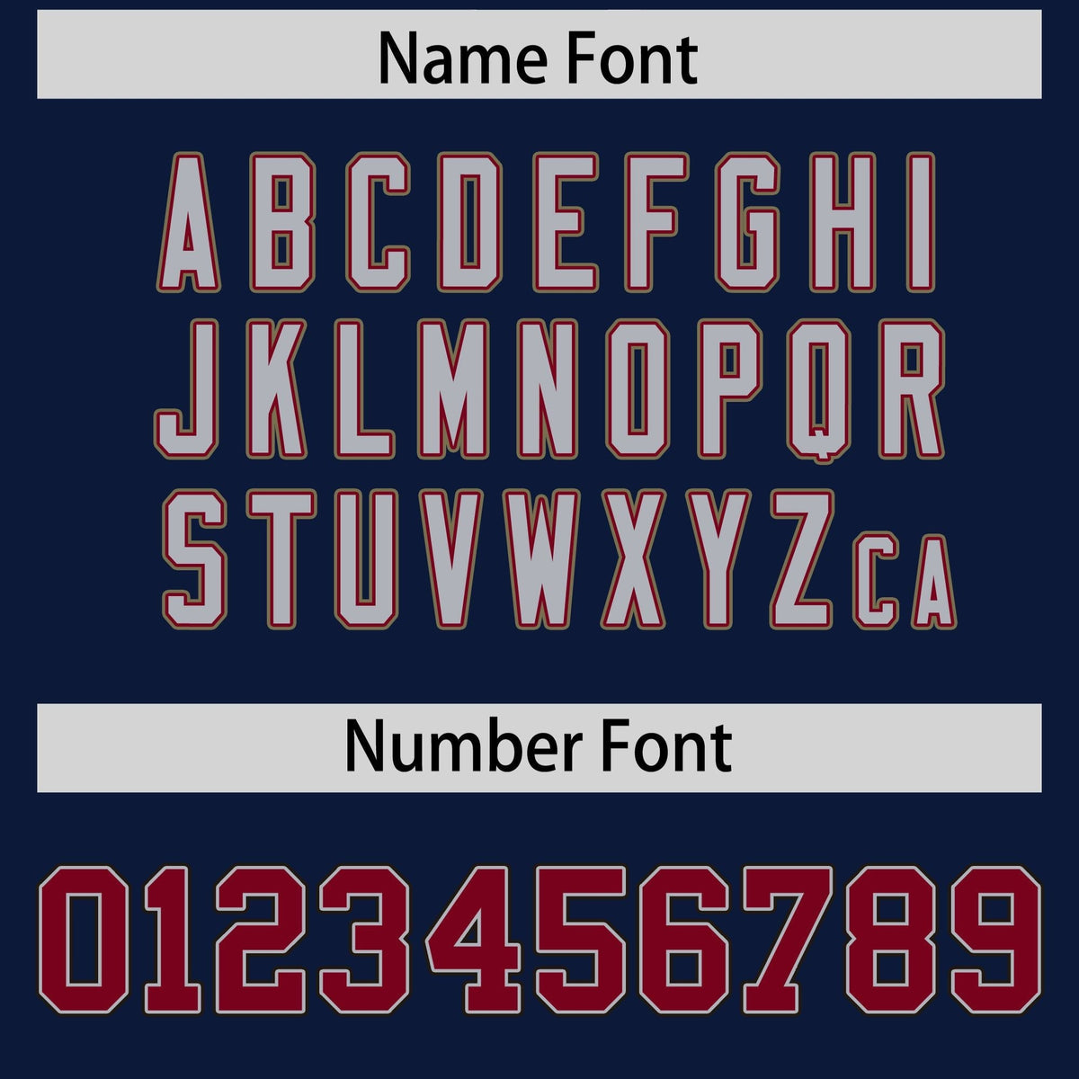 Custom Navy Red Retro Personalized Sleeve Line Authentic American Football Jersey