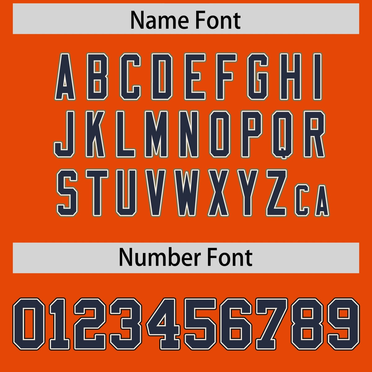 Custom Orange Navy Retro Personalized Sleeve Line Authentic American Football Jersey