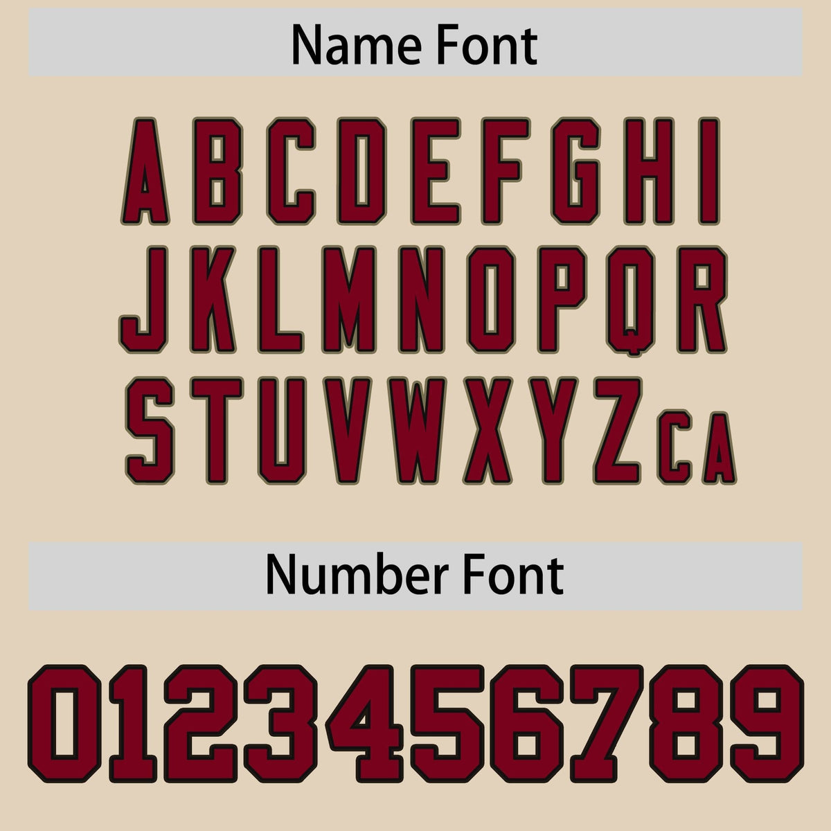 Custom Cream Red Retro Personalized Sleeve Line Authentic American Football Jersey