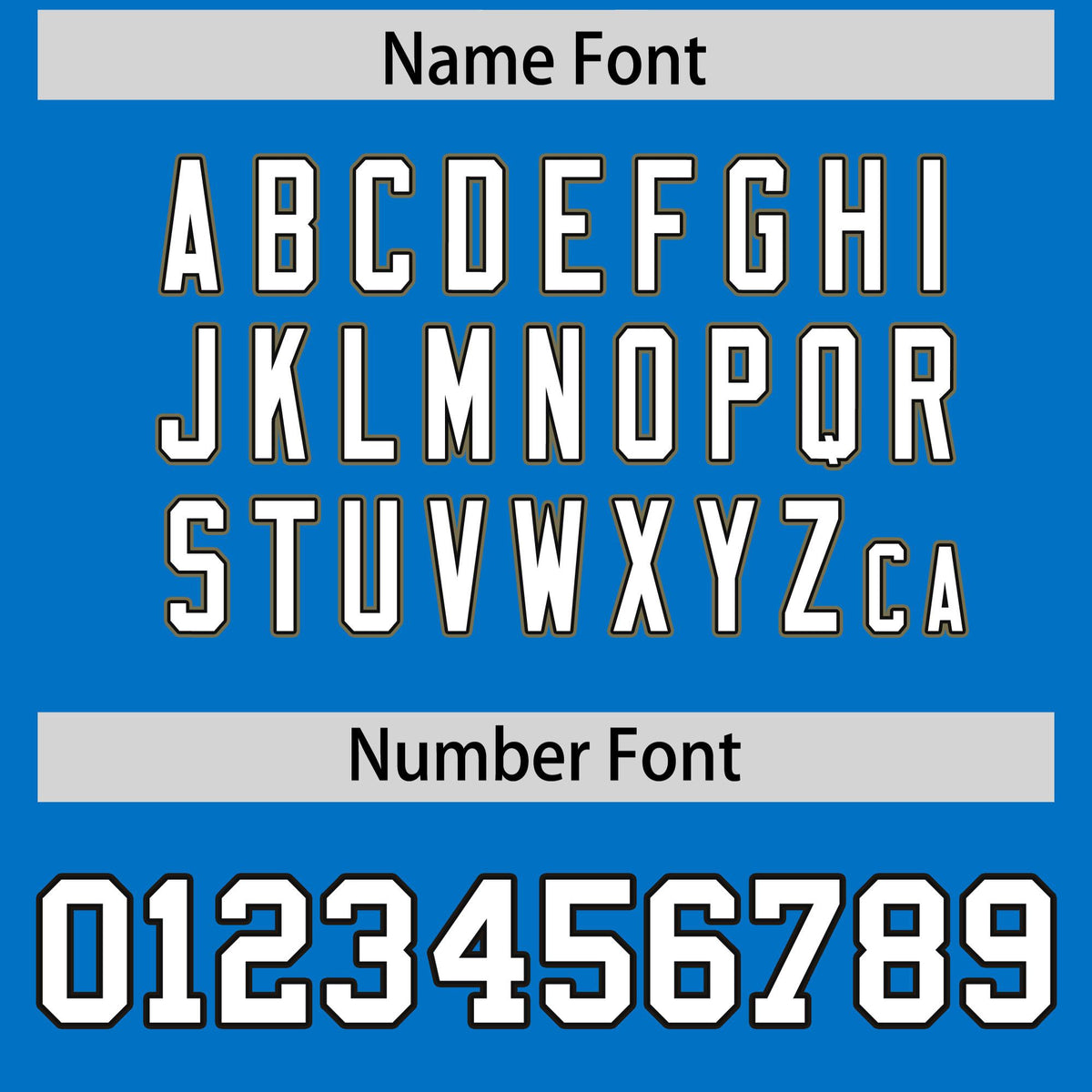 Custom Panther Blue White Retro Personalized Sleeve Line Authentic American Football Jersey