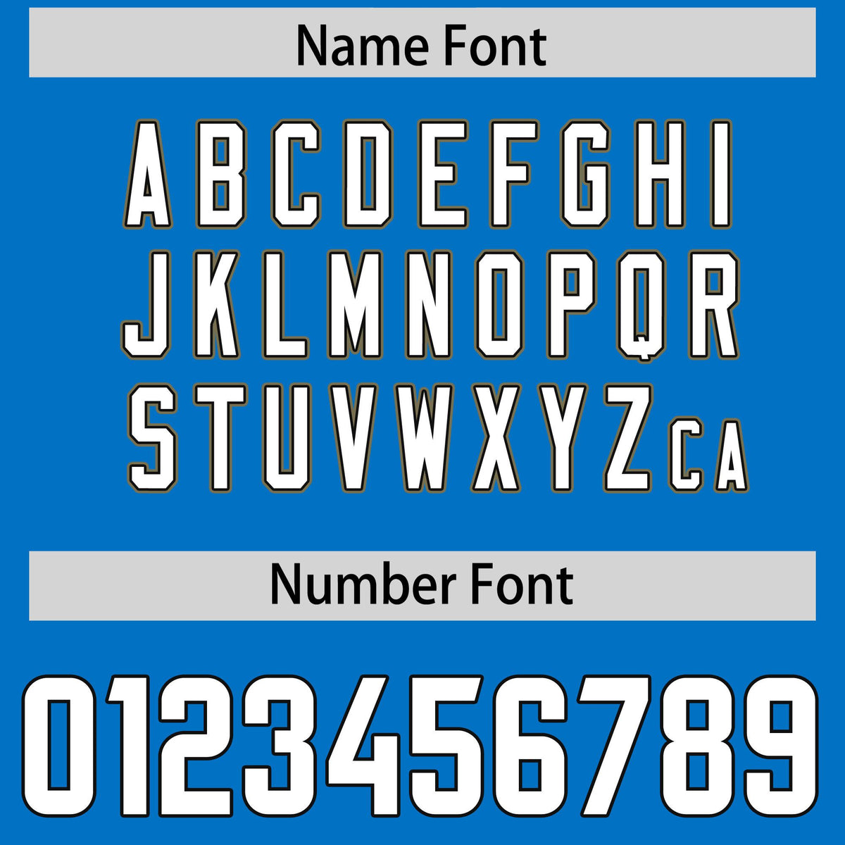 Custom Panther Blue White Retro Personalized Sleeve Line Authentic American Football Jersey