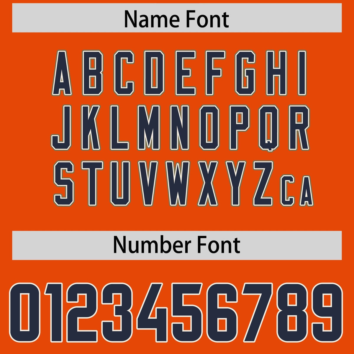 Custom Orange Navy Retro Personalized Sleeve Line Authentic American Football Jersey