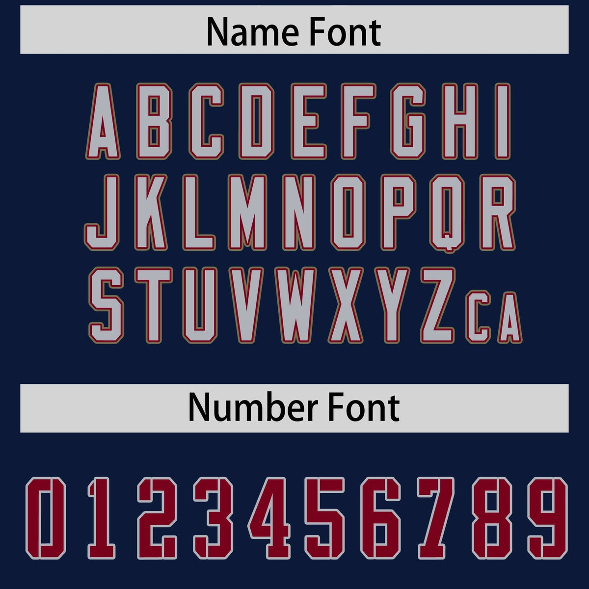 Custom Navy Red Retro Personalized Sleeve Line Authentic American Football Jersey