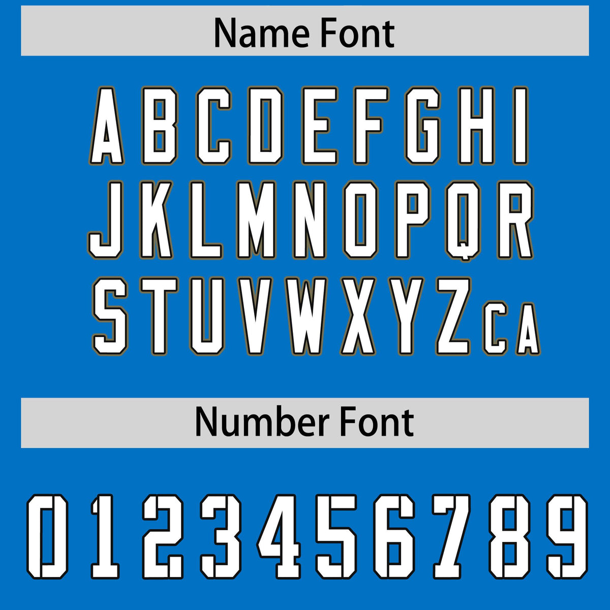 Custom Panther Blue White Retro Personalized Sleeve Line Authentic American Football Jersey