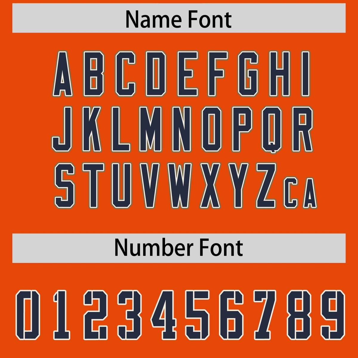 Custom Orange Navy Retro Personalized Sleeve Line Authentic American Football Jersey