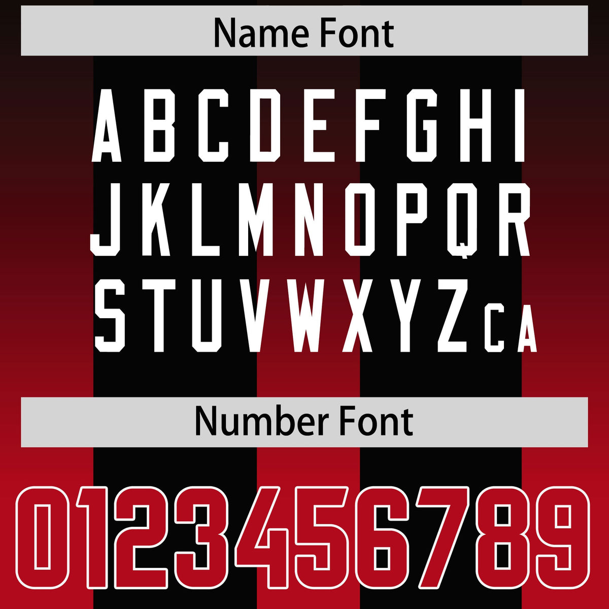 Custom Black Red Vertical Width Stripe Gradient Fashion Personalized Team American Football Jersey