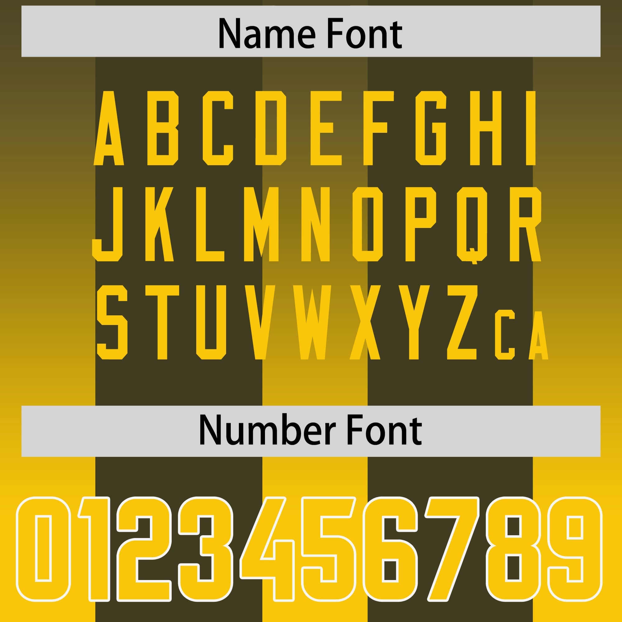 Custom Olive Yellow Vertical Width Stripe Gradient Fashion Personalized Team American Football Jersey