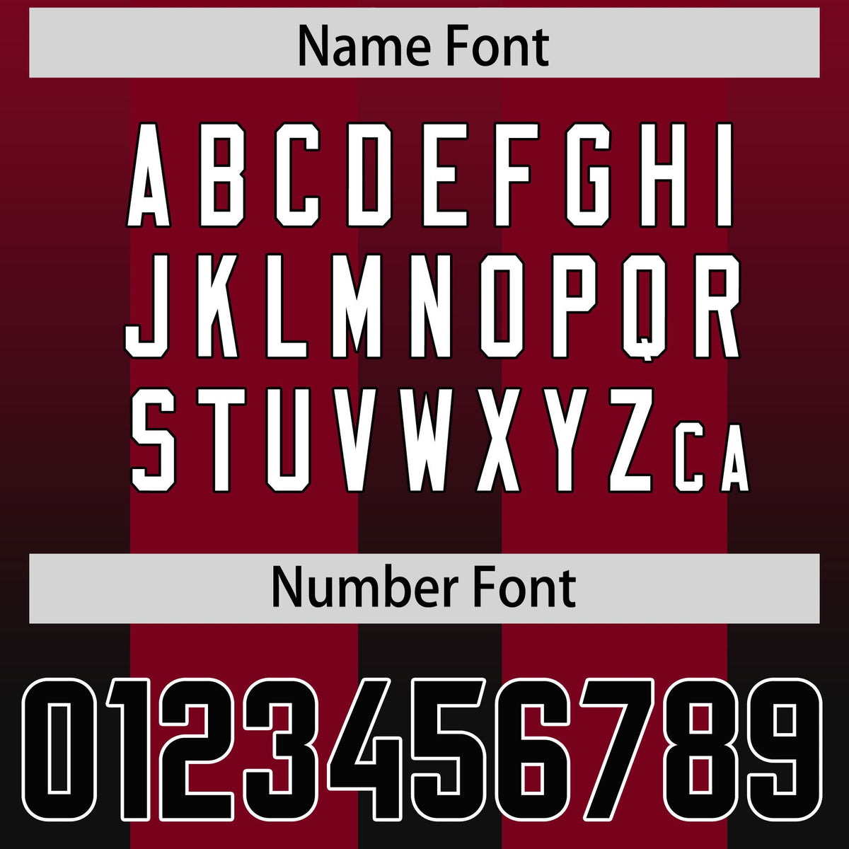 Custom Cardinal Black Vertical Width Stripe Gradient Fashion Personalized Team American Football Jersey