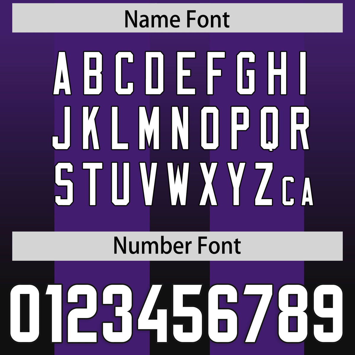 Custom Purple Black Vertical Width Stripe Gradient Fashion Personalized Team American Football Jersey