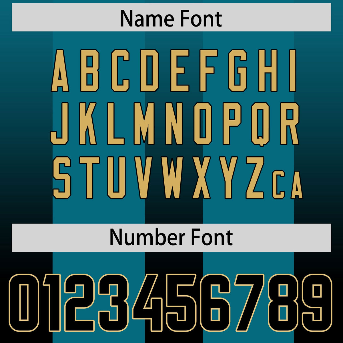 Custom Aqua Black Vertical Width Stripe Gradient Fashion Personalized Team American Football Jersey