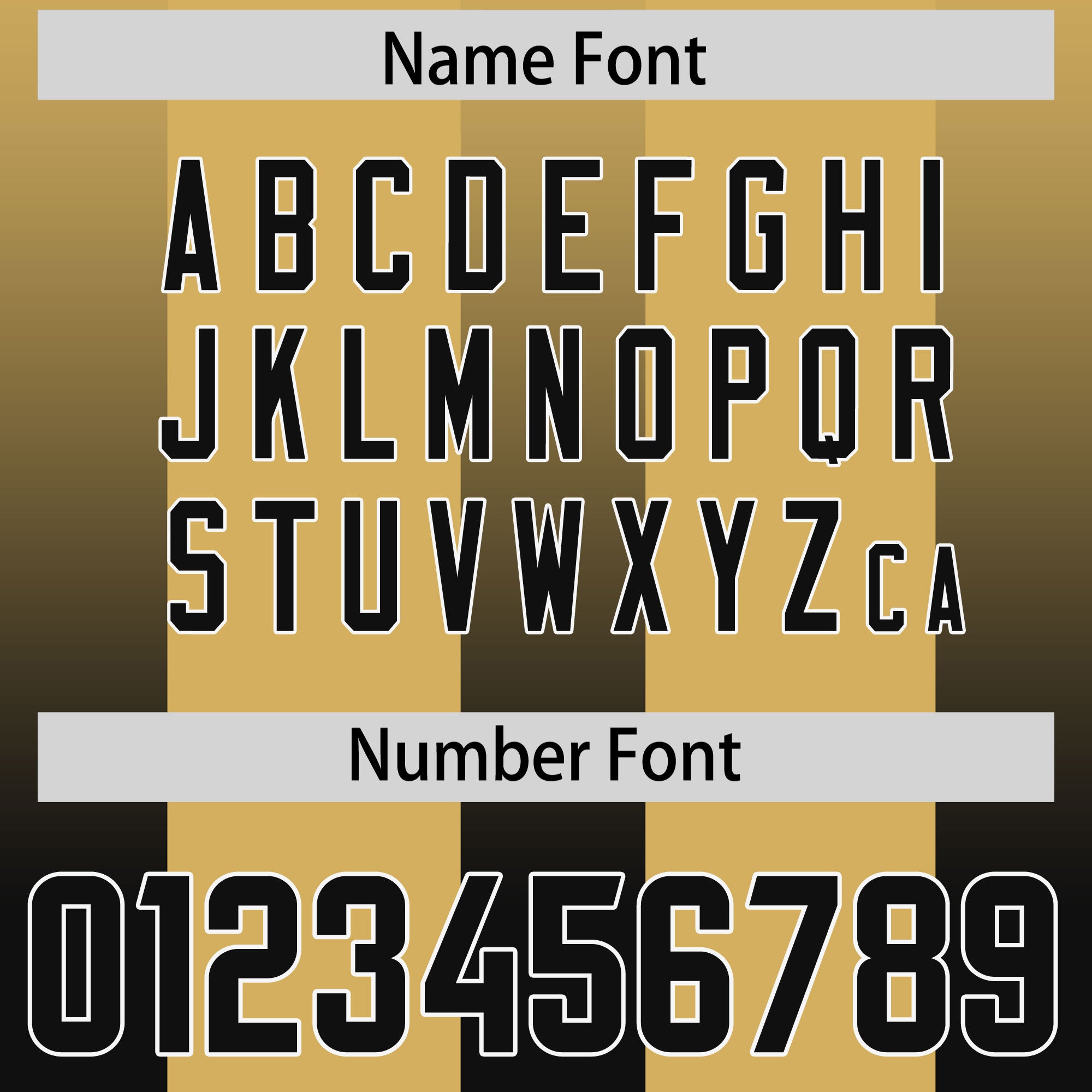 Custom Khaki Black Vertical Width Stripe Gradient Fashion Personalized Team American Football Jersey