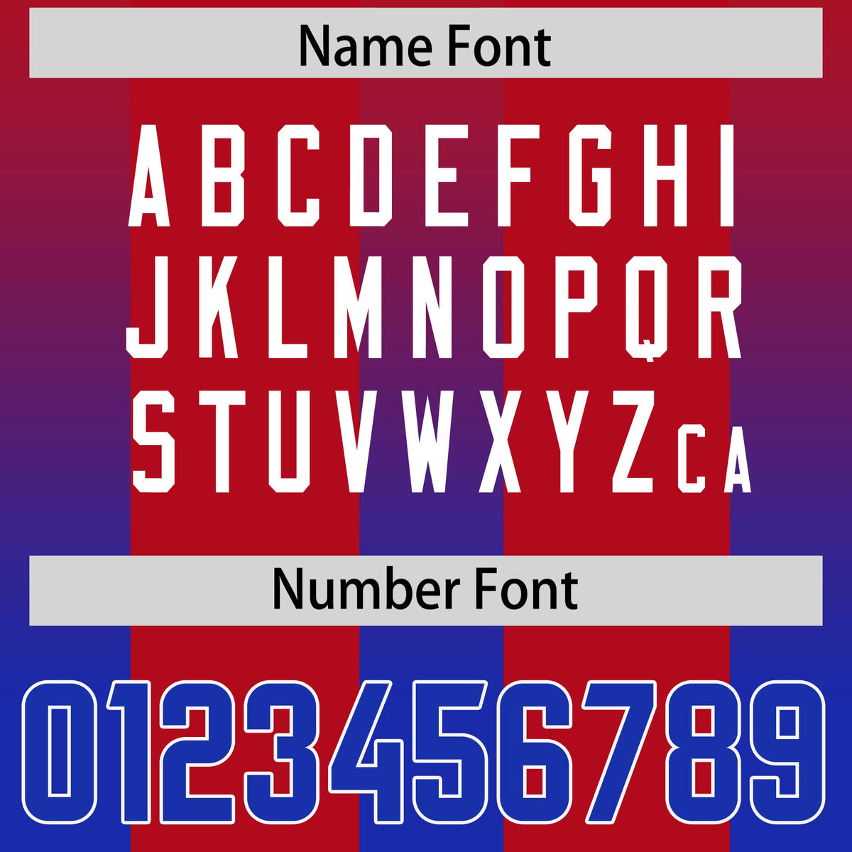 Custom Red Royal Vertical Width Stripe Gradient Fashion Personalized Team American Football Jersey