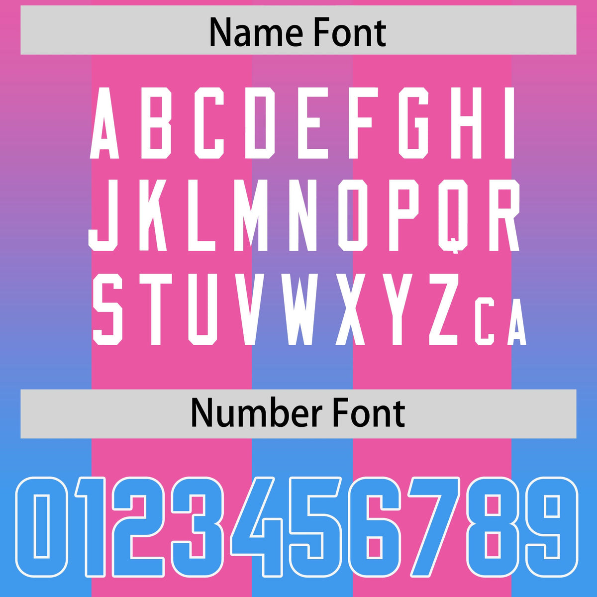 Custom Pink Light Blue Vertical Width Stripe Gradient Fashion Personalized Team American Football Jersey