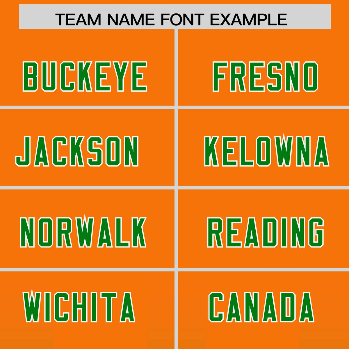 Custom Orange Kelly Green Vertical Width Stripe Gradient Fashion Personalized Team American Football Jersey