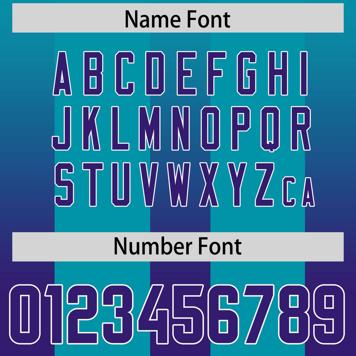 Custom Aqua Purple Vertical Width Stripe Gradient Fashion Personalized Team American Football Jersey