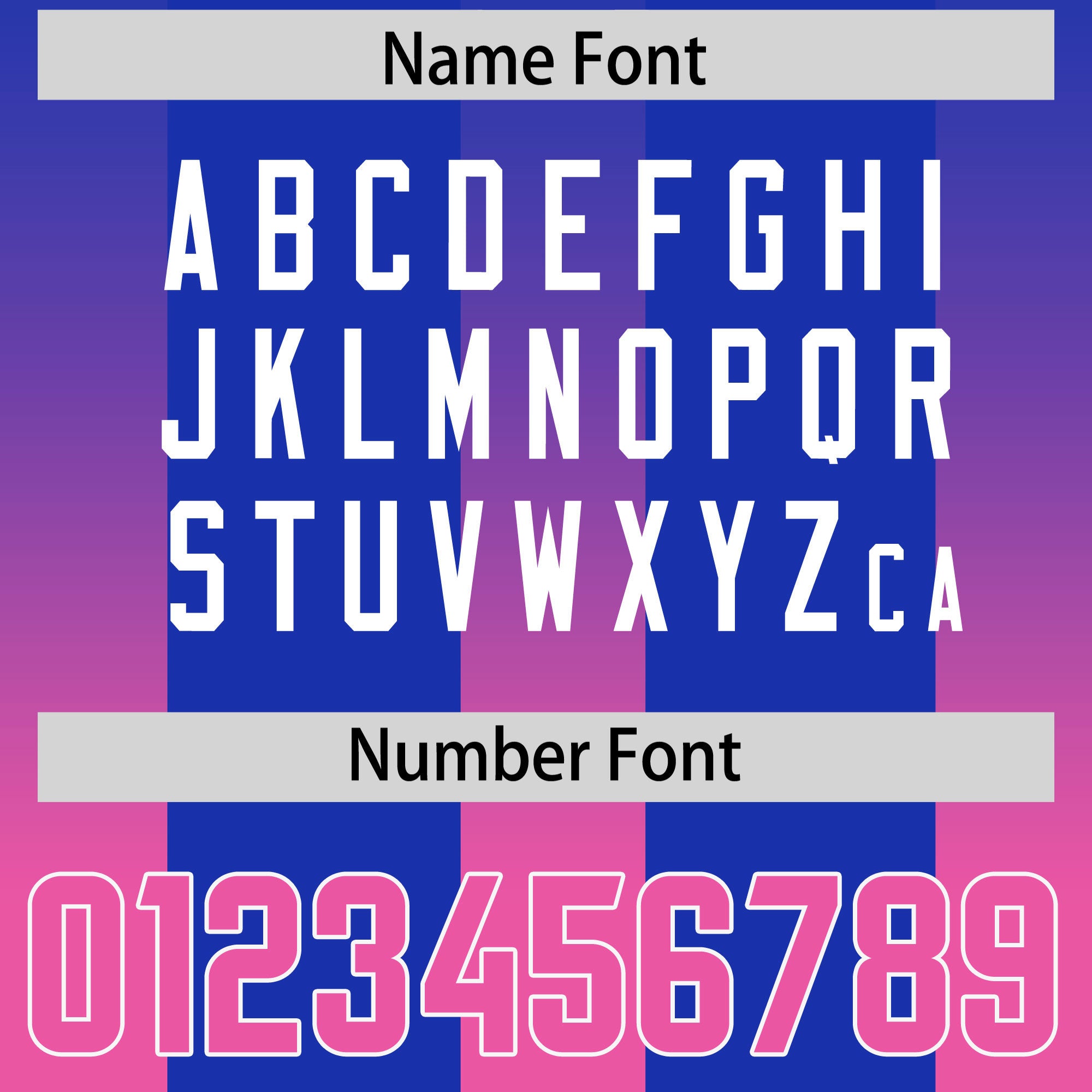 Custom Royal Pink Vertical Width Stripe Gradient Fashion Personalized Team American Football Jersey
